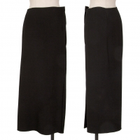  Yohji Yamamoto FEMME Wool Long Skirt Black M