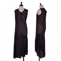  COMME des GARCONS Dyed See-through Sleeveless Dress Navy XS-S