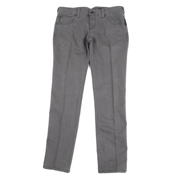 ARMANI JEANS Cotton Poly Stretch Pants (Trousers) Grey 26