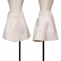  EMPORIO ARMANI Rayon Cotton Snap Button Skirt Pink 36