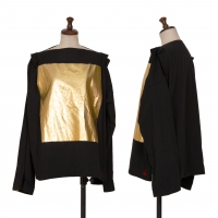  Vivienne Westwood Red Label Foil Printed 3D T Shirt Black,Gold S