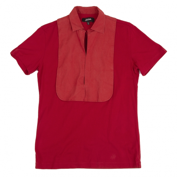 ジャンポールゴルチエJean Paul GAULTIER シャツドッキングポロシャツ 赤S