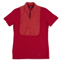  Jean-Paul GAULTIER Switching Polo Shirt Red S