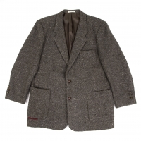  Papas Charles Renton Herringbone Tweed Wool Jacket Grey,Mocha L48