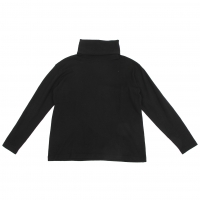  Yohji Yamamoto POUR HOMME Long Neck Knit Sweater (Polo Neck Jumper) Black M