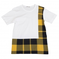 COMME des GARCONS Check Printed T Shirt White S