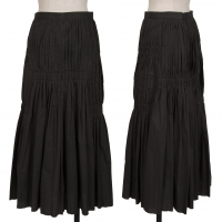  ISSEY MIYAKE Stitch Pleats Skirt Black 1