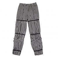  COMME des GARCONS Checker Lace Switching Pants (Trousers) White,Black S