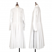  tao COMME des GARCONS Side Zipper Shirt Dress White S