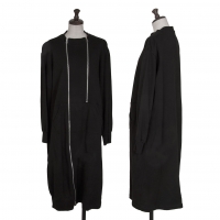  zucca Zipper Front Design Sweat Dress Black M