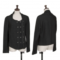  MARITHE + FRANCOIS GIRBAUD Front Triple Button Design Jacket Black 40