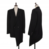  ISSEY MIYAKE Wool Asymmetry Jacket Black 9