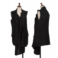  COMME des GARCONS Dyed Cotton Layered Dress Black M