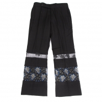  COMME des GARCONS Switching Design Wool Pants (Trousers) Black M