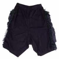  COMME des GARCONS Dyed Side Frill Line Dropped Crotch Pants (Trousers) Navy M