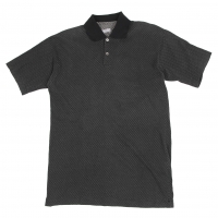  COMME des GARCONS HOMME Pattern Short Sleeve Polo Shirt Grey M-L