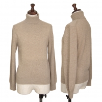  COMME des GARCONS Cashmere Roll-neck Knit Sweater (Jumper) Beige S