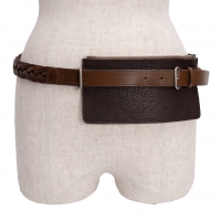  Y's UNIFORM Y's Company Limited Waist Pouch Belt Brown 