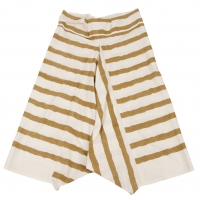  ISSEY MIYAKE Stripe Dropped Crotch Pants (Trousers) Beige 9