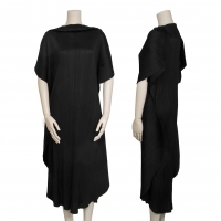  PLEATS PLEASE Curve Design Dress Black 3