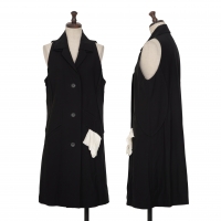  ISSEY MIYAKE Globe Decoration Long Vest (Waistcoat) Black S-M