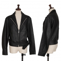  Y's Cow Leather Single Motorcycle Jacket Black S-M