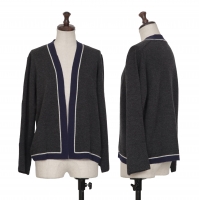  robe de chambre COMME des GARCONS Line Knit Cardigan Grey S-M