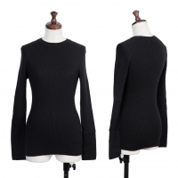  COMME des GARCONS Wool Rib Knit Sweater (Jumper) Black XS-S