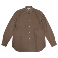  COMME des GARCONS SHIRT Cotton Flap Pocket Shirt Brown M