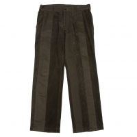  COMME des GARCONS HOMME Dyed Corduroy Switching Pants (Trousers) Khaki-green M
