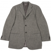  GIORGIO ARMANI Wool Design Woven Jacket Grey 48
