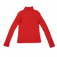  Yohji Yamamoto POUR HOMME Wool Turtleneck Knit Top (Polo Neck Jumper) Red 3