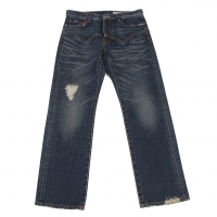  sunaokuwahara Crushed Jeans Indigo XS