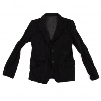  COMME des GARCONS HOMME Dyed Poly Wrinkle Jacket Black S
