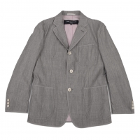  COMME des GARCONS HOMME Poly Nylon Piping Jacket Grey M