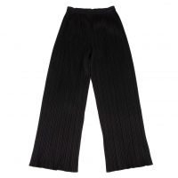  PLEATS PLEASE Pleated Straight Pants (Trousers) Black 2