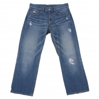  MACPHEE Crushed Design Jeans Indigo 40
