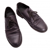  ISSEY MIYAKE MEN Straight Tip Leather Shoes Purple 3 (US About 10)