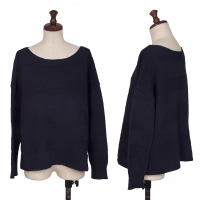  Theory Stripe Wide Knit Top (Jumper) Navy S