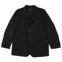  COMME des GARCONS HOMME Wool Gabardine Jacket Black S