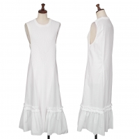  MM6 MAISON MARGIELA Rib Switching Sleeveless Dress White 42