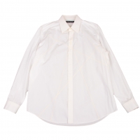  ISSEY MIYAKE MEN Stitched Design Long Sleeve Shirt White 4