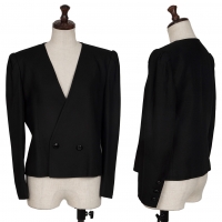  GIVENCHY Tuck Shoulder Design Jacket Black 10
