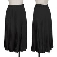  GIVENCHY Wool Pleated Skirt Black 6