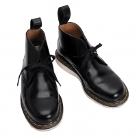  COMME des GARCONS HOMME DEUX×Dr.Martens Leather Chukka Boots Black US7