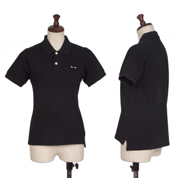 プレイコムデギャルソンPLAY COMME des GARCONS 胸ハートワッペンTシャツ 黒S