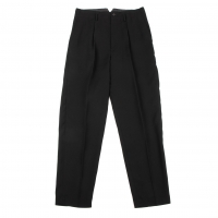  tricot COMME des GARCONS Poly Tuck Pants (Trousers) Black S