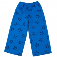  robe de chambre COMME des GARCONS Poly Cotton Star Design Pants (Trousers) Blue S-M