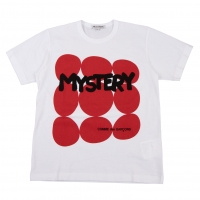  COMME des GARCONS Cotton MYSTERY Printed T Shirt White S