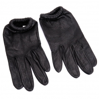  tricot COMME des GARCONS Lamb Leather Gloves Black 